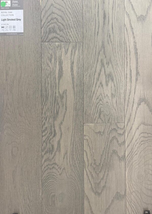 Light Smoke Grey - Tosca Royal Oak Collection 3/4"x6" Engineered Hardwood