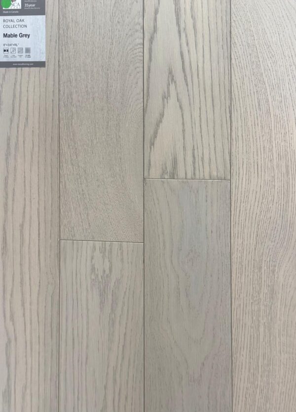 Marble Grey - Tosca Royal Oak Collection 3/4"x6" Engineered Hardwood