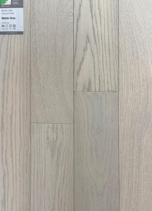 Marble Grey - Tosca Royal Oak Collection 3/4"x6" Engineered Hardwood