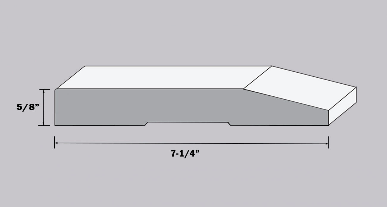 Baseboards 5" and 7"  Modern Edge - NAF