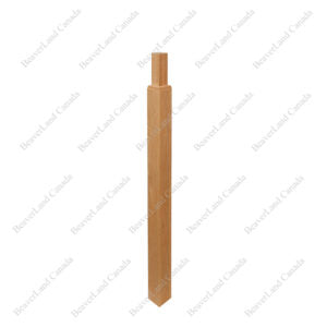 Pin-Top Newel Post (Square Head) 2 3/4”*2 3/4”*44” Red Oak 4Pcs/Box (NMST101-1260)