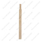 Pin-Top Newel Post Plain (Round Head) 2 3/4”*2 3/4”*44” Red Oak 4Pcs/Box (NMRT101-1260)