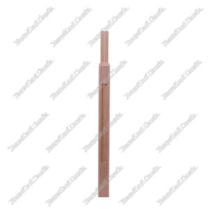 Pin-Top Newel Post (Square Head) 2 3/4”*2 3/4”*44” Red Oak 4Pcs/Box (NMST101-1265)