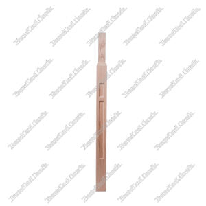1268-Pin-Top Newel Post (Square Head) 2 3/4”*2 3/4”*44” Red Oak 4Pcs/Box (NMST101)