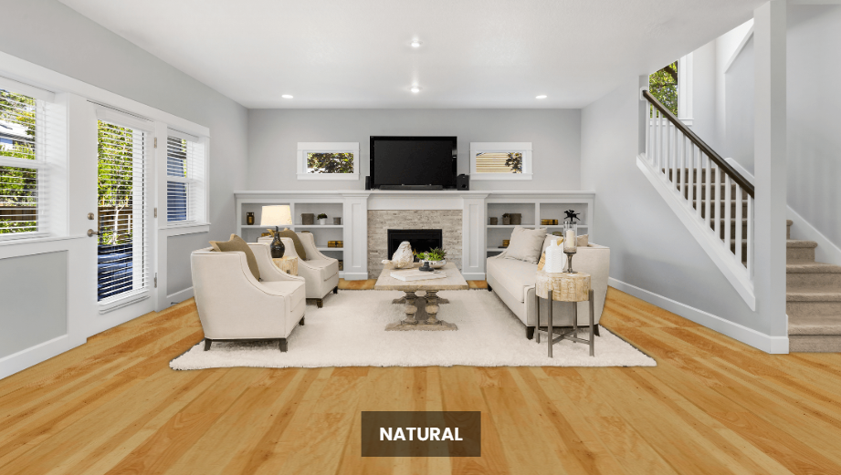 Natural - NAF 6.5''x 18mm MAPLE Engineered Hardwood