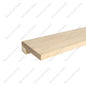 4-1/2” (Width) * 3/4” (Thick) Square Edge With the Return Connect to Hardwood Solid White Oak (SN301-SH)