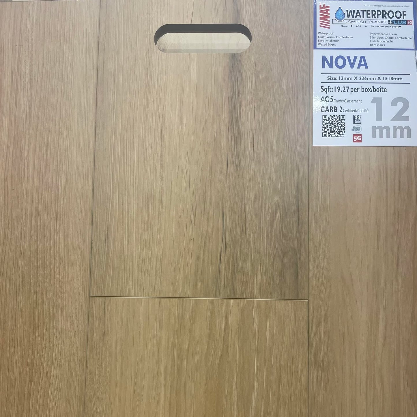 Nova - NAF 12mm Waterproof Laminate Plus