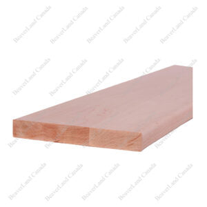 Order Open Riser Stair Tread Front Beveled 1/8”, Available in 36”, 42”, 48”, 54”, 60” Solid Maple (Special)