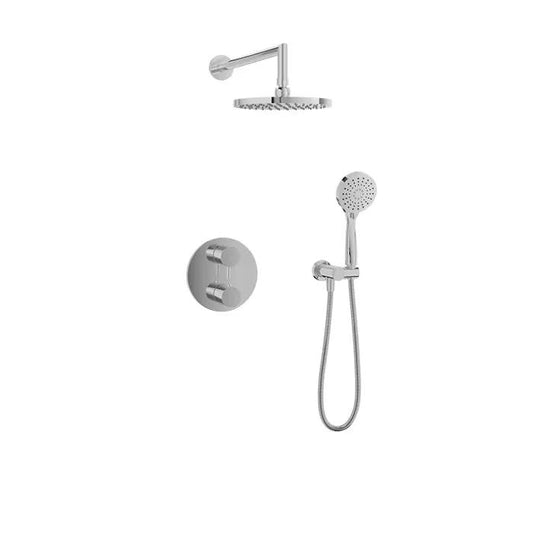 Baril Zip Complete Thermostatic Pressure Balanced Shower Kit - Non-Shared Ports