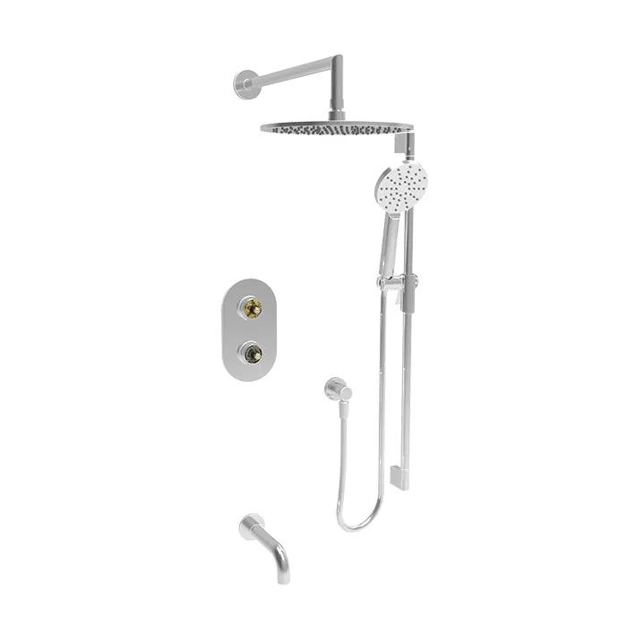 Baril Air Complete Thermostatic Pressure Balanced Shower Kit - Non-Shared Ports - Without Handle