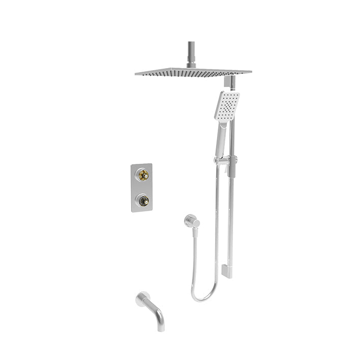 Baril Air Complete Thermostatic Pressure Balanced Shower Kit - Without Handle