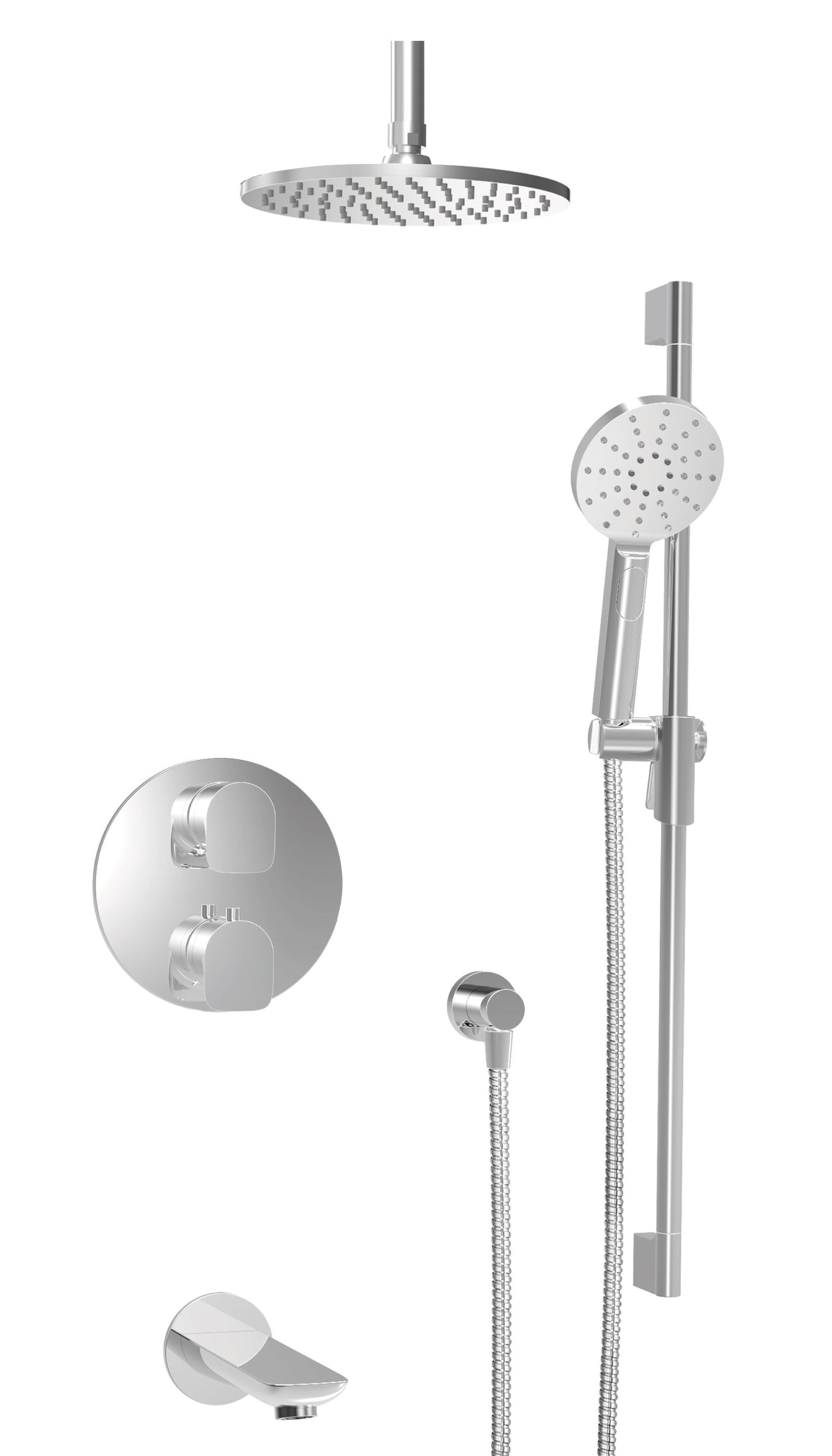 Baril Sens Complete Thermostatic Pressure Balanced Shower Kit