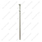 F1265 Plain 3 1/2”*48” Half Post Primed White 10Pcs/Pack (HPM403)