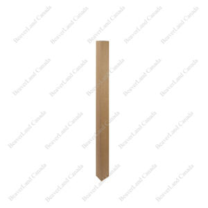 3-1/2” Pillar Plain Square Post Engineered Red Oak Available in 8ft, 10ft (PPE103)