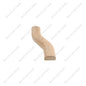 S Shape 3” Left Red Oak 12Pcs/Box (F102-HF3LS)