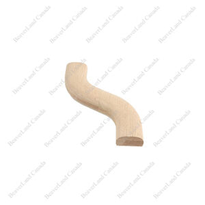 S Shape 6” Left Red Oak 12Pcs/Box (F102-HF6LS)