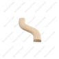 S Shape 6” Left Red Oak 12Pcs/Box (F102-HF6LS)