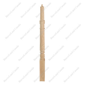 Pin-Top Newel Post Colonial 2-3/4”*2-3/4”*44” Red Oak 4Pcs/Box (NR101-S1)