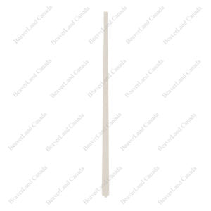 1-5/8” Tapered Painted White, available in 36″, 39″, 42″ 25Pcs/Box (WP403-S2)