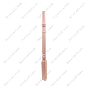 Pin-Top Newel Post Colonial 3 1/2”*3 1/2”*44” Red Oak 4Pcs/Box (NR101-S1)