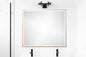 Sierra - Aqua Mirrors Rectangular Framed Front-lit LED Mirror