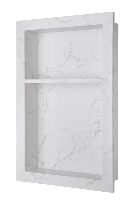Shower Niche with Shelf - Quartz White (QW)
