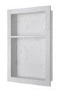 Shower Niche with Shelf - Quartz White (v2) (QW2)