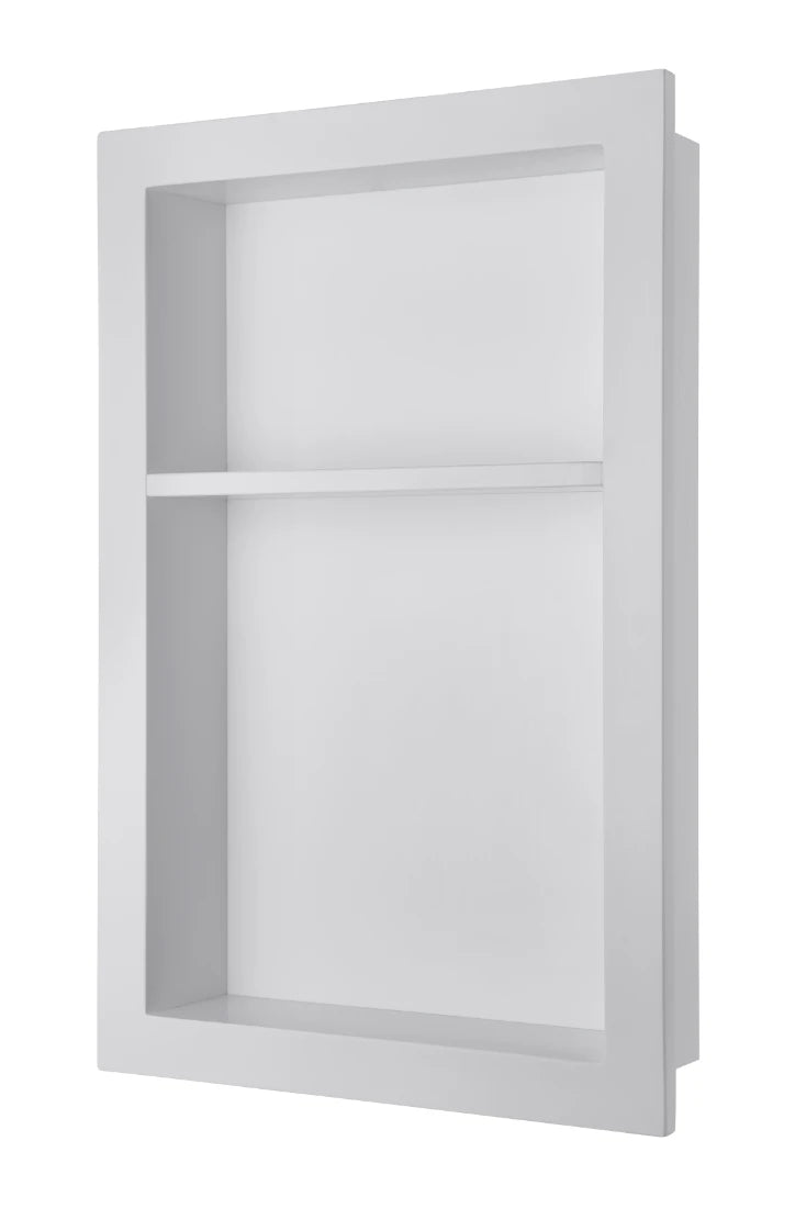 Shower Niche with Shelf - Polished White (PW)