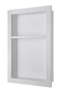 Shower Niche without Shelf - Polished White (PW)