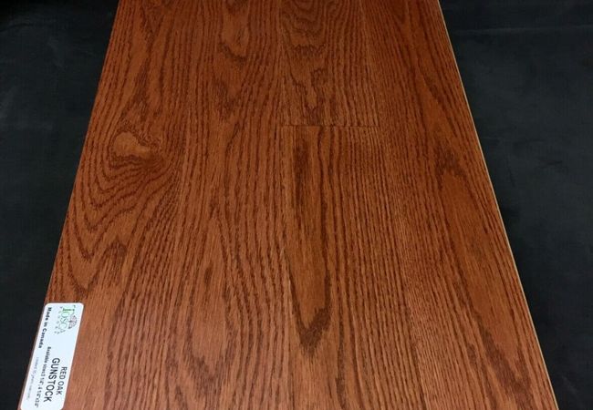 Gunstock - Tosca Northern Red Oak 3/4"x4-1/4" Solid Hardwood