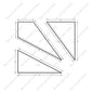 Set of the Triangle and Rhombus Square Edge without Return Right Turn Red Oak 20pcs/skid (ST103-TR)