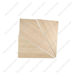 Set of the Triangle and Rhombus Square Edge Right Turn Red Oak 30pcs/skid (ST101-TR)