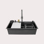 Multifunction Handmade Waterfall Kitchen Sink Workstation Set