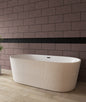 F&D RL-MF-1242 Freestanding Tub 60x30x24 With Black Overflow Drain - Floor & Decor