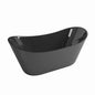 F&D RL-MF-1202 Free Standing Bath Tub Black 60" Inches - Floor & Decor