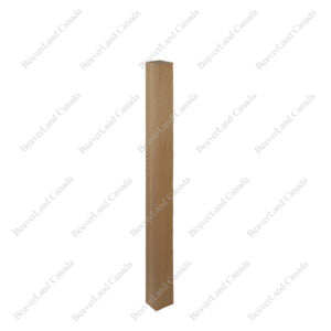3-1/2” Pillar Plain Square Post Engineered White Oak Available in 8ft, 10ft (PPE303)