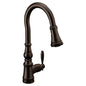 Moen S73004EVORB- Weymouth U by Moen Smart Pulldown Kitchen Faucet with Voice Control and MotionSense