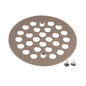 Moen 101664ORB- 4-1/4 in. Tub and Shower Drain Cover for 2-5/8 in. Opening in Oil Rubbed Bronze