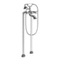 Moen S22105- Weymouth 2-Handle Wall Mount Roman Tub Filler Trim Kit in Chrome (Valve Not Included)