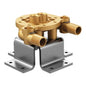 Moen TS50110- Freestanding Floor Mount Tub Filler Single Riser Floor Joist Concrete Mounting Kit