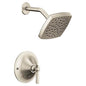 Moen TS2912BN- Flara Posi-Temp Pressure Balancing Shower Trim Kit, Valve Required, Brushed Nickel