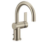 Moen 6221BN- Cia Single Handle Bathroom Sink Faucet In Brushed Nickel