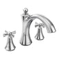 Moen T657- Wynford Two Handle Deck Mount Non Diverter Roman Tub Faucet Trim