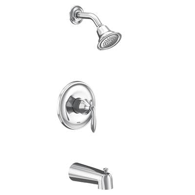 Moen UT2133EP- Eva M-Core 2-Series Eco Performance 1-Handle Tub And Shower Trim Kit In Chrome (Valve Sold Separately)