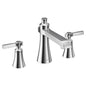 Moen TS926- Flara 2-Handle Deck Mount Lever Handle Roman Tub Faucet Trim Kit, Valve Required, Chrome