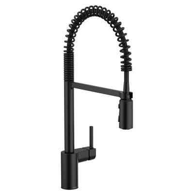 Moen 5923BL- Align Single-Handle Pull-Down Sprayer Kitchen Faucet in Matte Black