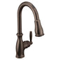 Moen 7185EVORB- Brantford U by Moen Smart Pulldown Kitchen Faucet with Voice Control and MotionSense