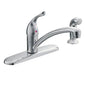 Moen 7430- Chateau Single-Handle Standard Kitchen Faucet with Side Sprayer in Chrome