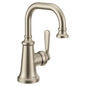 Moen S44101BN- Colinet One-Handle Single Hole Traditional Bathroom Sink Faucet in Brushed Nickel