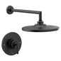 Moen TS22002EPBL- Arris Posi-Temp Pressure Balancing Modern Shower Trim Kit with 10-Inch Eco-Performance Rainshower, Valve Required, Matte Black